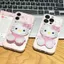 Dễ Thương Chấm Bi Mèo Gương Giá Đỡ Cửa Sổ Tình Yêu Apple 17pro Ốp Lưng Điện Thoại 16 / 15 Mềm 14 Hoạt Hình122026-6-1