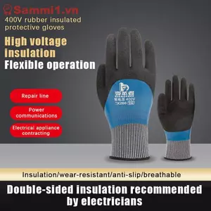 Găng tay cách điện ZK 400 / 1000V để bảo trì gia đình & công nghiệp VN