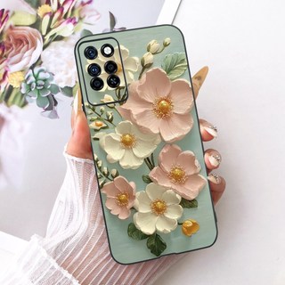 Dành Cho Infinix Note 10 Pro NFC Note10 10Pro X693 X695 X695D X695C Mới Hoa Thanh Lịch Họa Tiết Bướm Ốp Lưng Điện Thoại Silicon Màu Đen Mềm