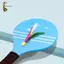 Bộ mái chèo tàu con thoi Chơi trong nhà Vợt mái chèo bằng gỗ Tay cầm thoải mái Vợt Paddleball cho trẻ em