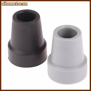 AIHOM 19mm Cao Su Chống Trượt Nạng Đầu Miếng Lót Cao Su Bền Chống Trượt Hạng Nặng Canes Thay Thế Cho Đi Bộ Sti Nạng,