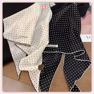 JRP Neerchief Sweet Polka Dot Turban Hàn Quốc Tươi Khăn Nhỏ Mỏng Sọc Tam Giác Tóc Bé Gái JRP