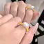 Thiết kế chính hãng Keqian Vòng tai đẹp mắt tự nhiên Công chúa chạy bộ Mũ đầu bếp