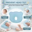 Gối đầu phẳng cho bé Phòng ngừa chống nghiêng Memory Foam Gối sơ sinh có nắp Cotton nguyên chất