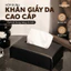 Hộp đựng khăn giấy bằng da cao cấp, thích hợp cho phòng khách, văn phòng hoặc ô tô, thiết kế da sang trọng