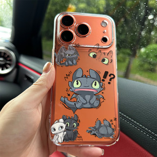 Night Fury/Light Fury ỐP đIệN ThoạI Cho IPhone 17 16PRO 15Plus 14 13 12 11 Promax XR XSMAX ốP Silicon TPU MềM Trong SuốT
