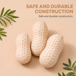 < Pluscloth > 3 Đồ chơi giảm căng thẳng đậu phộng khổng lồ chậm - Bóp bóng Fidget cho trẻ em Người lớn Thư giãn Giảm lo âu Bóng căng thẳng hoàn hảo cho người mua Đông Nam