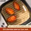 Giá Nồi Chiên Không Khí LAKAM, Làm Dày Có Chân Giá Nấu Ăn, Vuông Tròn Di Động 304 Thép Không Gỉ BBQ Nhà Bếp Lò Nướng Nồi Hấp