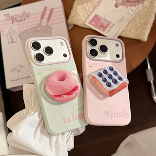 [Sheren] Vỏ điện thoại bánh mì nướng Dopamine Thích hợp cho i17 16 15 14 13 12 11 pro max Vỏ bảo vệ chống sốc