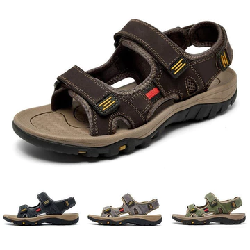 Giày Sandal Nam Thời Trang Ngoài Trời Giày Sandal Mũi Mở Thoải Mái Đi Bộ Đi Biển Sandal