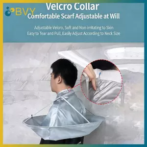 BVY Hair Cut Umbrella Capes Haircut Cloak Vải Nhuộm Tóc Ba Chiều Thoáng Khí Hộ Gia Đình Cắt Tóc Cloak Có Thể Gập Lại Dụng Cụ Cắt Tóc.