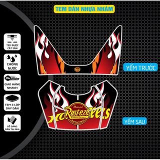 TEM EVO 200-EVONEO-EVOGRAND-EVO MAX  NHỰA NHÁM XE ĐIỆN mẫu mới DECAL 3 LỚP