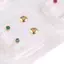 Trong Kho 24Pcs Bông Tai Y Tế Piercing Công Cụ Tai Stud Thép Phẫu Thuật Bông Tai Phụ Nữ Cá Tuyết