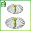 SWEET 9 / 11 Inch Thép Không Gỉ Lotus Hấp Khay Gấp Thực Phẩm Hấp Rau Quả Giỏ Thực Phẩm Lưới Hấp Ra Nấu Ăn Nồi n