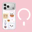 Ốp điện thoại cứng từ tính Chef Bear cho iPhone 17 16 Pro Max 15 14 Pro Vỏ bảo vệ mờ mờ mờ trong suốt