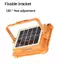 AIHOM 5 màu Đèn năng lượng mặt trời khẩn cấp có thể điều chỉnh IP68 Đèn LED năng lượng mặt trời chống nước có bảng điều khiển,