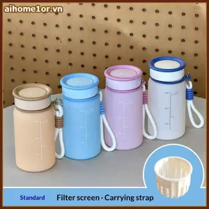 AIHOM 380ML Chai nước thể thao di động dung tích lớn Màu chuyển màu để chạy bộ ngoài trời, tập thể dục và dưỡng ẩm Yoga,