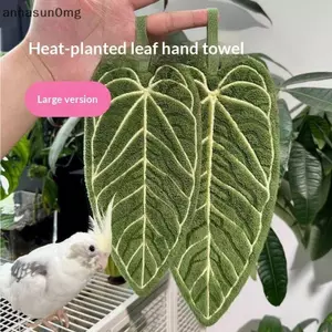AA Hai Lớp Hot Plant Hoạt Hình Khăn Tay Thấm Hút Thiên Thích Sấy Với Thiết Kế Treo Khăn Nhà Bếp Khăn Lau Phụ Kiện Phòng Tắm VN