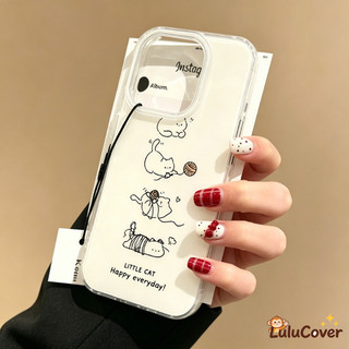 Vỏ bọc IMD màu trắng hình mèo dễ thương cho Realme C85 Pro C75 C75x C73 C71 C67 C65 C65s C63 C61 C55 C53 C51 C51s C35 C33 C31 C30 C30s 4G 5G Vỏ kem phong cách mèo hoạt hình Ins
