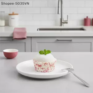 {AKIN} 100 Chiếc Nơ Bánh Cốc Đựng Bánh Cupcake Giấy Nướng Khuôn Lót Cho Đám Cưới Sinh Nhật {a}