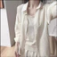 Mong chờ đến mùa hè ~ Áo sơ mi vải lanh cotton kiểu Pháp Áo sơ mi nữ vải lanh cotton mỏng cao cấp chống nhăn dài tay hàng đầu dành cho nữ