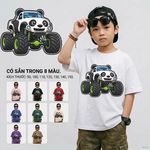 Áo thun bé trai in hình hoạt hình, phong cách Hàn Quốc, mềm mại, thấm hút mồ hôi, size 90-150, cho bé 2-12 tuổ
