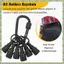 Móc khóa giá đỡ bit 6 CÁI, Giá đỡ bit chuôi lục giác 1 / 4 Inch, Thiết kế thay đổi nhanh cho trình điều khiển đai ốc, tuốc nơ vít & mũi khoan