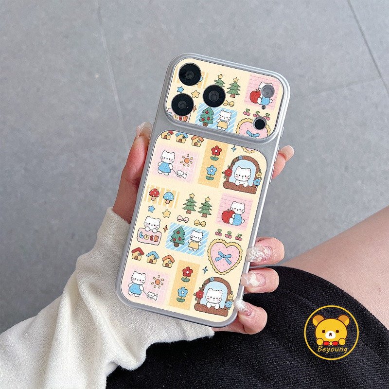 Ốp Điện Thoại Mèo Kitty Hoạt Hình Cho Xiaomi 17T 17 Pro Max 15 15T 14 14T 13 13T 12 Ultra 12T 12S 12X Mi 11i 11X 11 Lite Pro 5G 4G Bao Da PU Dễ Thương Cặp Đôi Vỏ Mềm