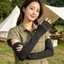 1 Cặp Mới Chống Tia UV Ice Silk Arm Tay áo Có Tay Cove Chống Tia UV Làm Mát Cánh Tay Có