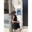 Váy không tay cổ dây Pháp dành cho nữ mùa hè sang trọng có dây buộc váy ngắn xù cạp hẹp
