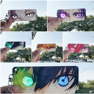 Móc khóa Acrylic hai mặt mắt Demon Slayer Laser – Tokitou Muichirou Kochou Shinobu Tomioka Giyuu Túi nhân vật quyến rũ