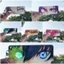 Demon Slayer Laser Mặt dây chuyền mắt Kimetsu No Yaiba Nezuko Tanjirou Shinobu Zenitsu Móc khóa Túi Acrylic Mặt dây chuyền Vòng chìa khóa xe hơi