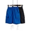 Quần short 5 điểm Summer Boys Cargo Quần short bỏ túi màu trơn cho trẻ mới biết đi, tương phản thời trang