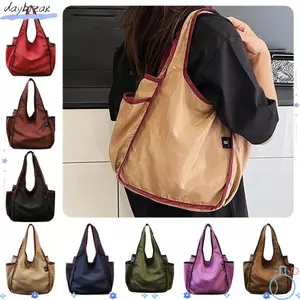 Túi mua sắm DAYBREAK, Túi Tote dung tích lớn dày, Túi xách hai lớp có thể gập lại nhẹ dành cho nữ