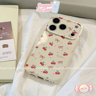 Ốp Lưng Cho Oppo A3X A3 A5i A15 A35 A16 A7 A18 A31 A58 A60 A57 A77 A54 A38 A17 Bìa mềm đứng đáng yêu Cherry