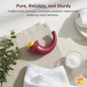 Breath Easy with 160ML Yoga Neti Pot Hệ thống rửa mũi cho sức khỏe xoang và sử dụng hàng ngày mới
