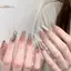 TRTR Tấm dập móng tay chuyên nghiệp Điểm sóng sọc cho Salon Thiết kế làm móng tay Pháp VN