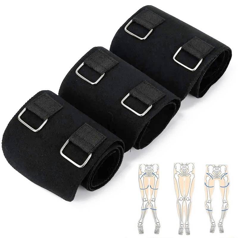 E-WOITD 3 Cái / bộ Đai chỉnh tư thế chân đa năng, hỗ trợ chân loại O/X