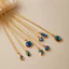 Bộ sưu tập vòng cổ Celestial Star Moon – Trang sức mặt dây chuyền Zircon mạ vàng dành cho nữ