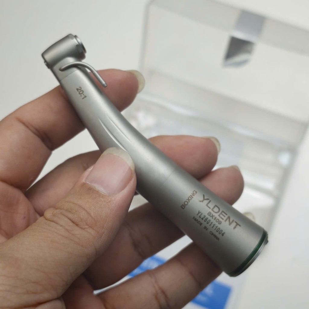 Đầu cong YLDENT cắm implant 20:1 có đèn, không đèn - Tay khoan cắm implant YLDENT - (Xuất VAT)