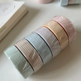 Cuộn 10m washi tape caro Papier Platz Vol.2