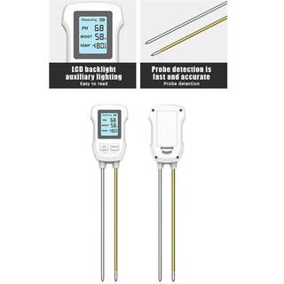 [Ktp] 3 trong 1 kỹ thuật số LCD đất Meter nhiệt độ độ ẩm PH meter với đèn nền nhà máy dụng cụ đo lường cho hoa cây vườn