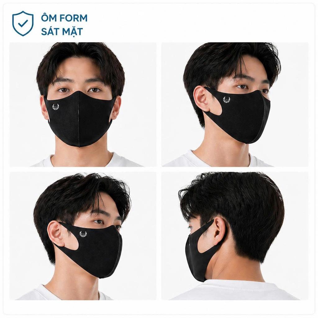 COMBO 4 Chiếc Khẩu trang ANTI UV cool mask Unicare Chống Nắng 1 lớp thoáng nhẹ, chống tia UV-UPF50+