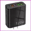 Gạch sạc du lịch 5 cổng Bộ sạc khối cắm Bộ chuyển đổi Cube Bộ sạc du lịch Khối sạc Khối cắm sạc Gạch lyuvn