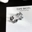 Sâu Biển Hơi Thở Chuyển Màu Xanh Cá Nhỏ Pha Lê Biển Sâu Cá Sóng Zircon Vòng Cổ Bông Tai Không Xuyên Tai Kẹp