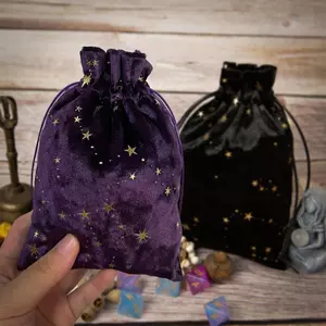 Túi đựng đồ trang sức nhung Tarot có dây rút Túi đựng đồ đa năng cho thẻ Runes và trang sức sonlekvn