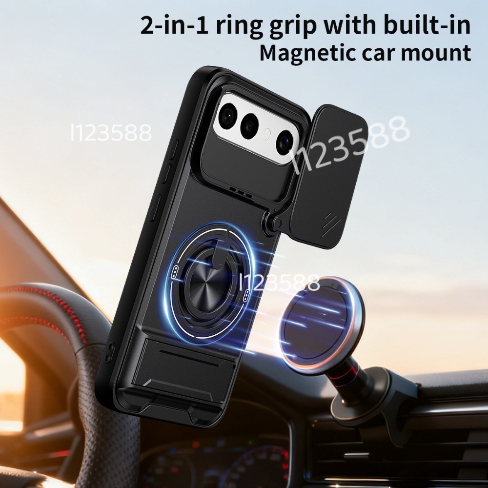 Ốp Trượt Ống Kính Cho Vivo X300 FE 5G X300FE 5G 2026 VivoX3000FE Vỏ Điện Thoại Giá Đỡ Nhẫn Tích Hợp Từ Tính Xe Gắn Lưng Ốp Lưng