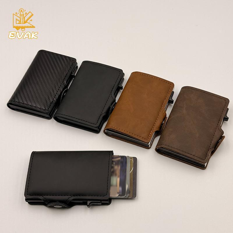 Alittlesetrtu Ví Đa Chức Năng Dành Cho Nam Nữ RFID Bloing Kim Loại Đựng Thẻ 12 Khe Thích Hợp Cho Mua Sắm VN