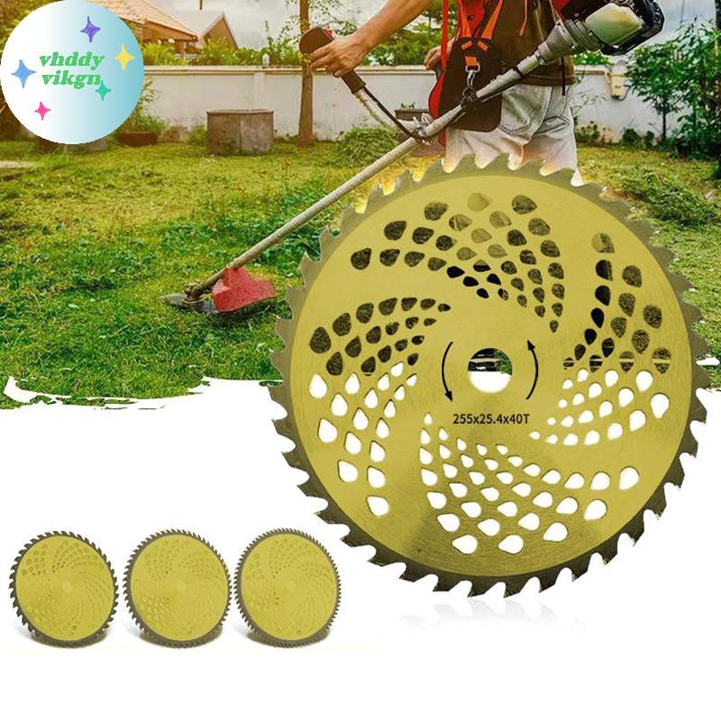 Lưỡi cắt cỏ VHDD 255mm 40T Carbide Tipped – thay thế cho máy cắt bàn chải, máy cắt cỏ, dụng cụ làm vườn