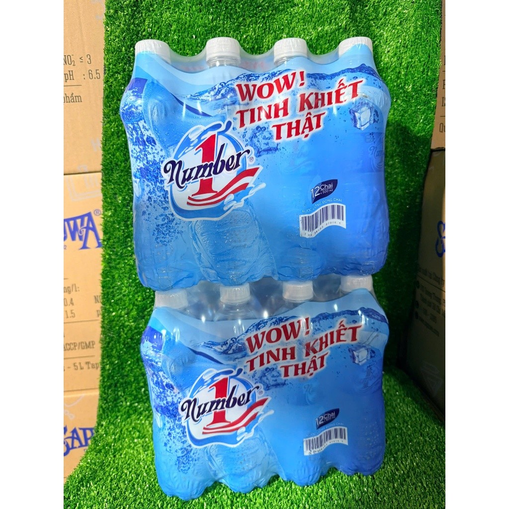 Thùng 24 chai nước tinh khiết Number1 500ml